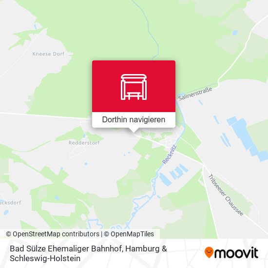 Bad Sülze Ehemaliger Bahnhof Karte