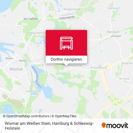 Wismar am Weißen Stein Karte