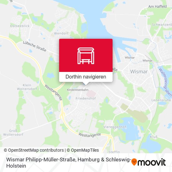 Wismar Philipp-Müller-Straße Karte