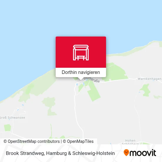 Brook Strandweg Karte