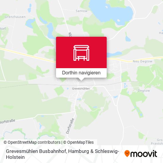 Grevesmühlen Busbahnhof Karte