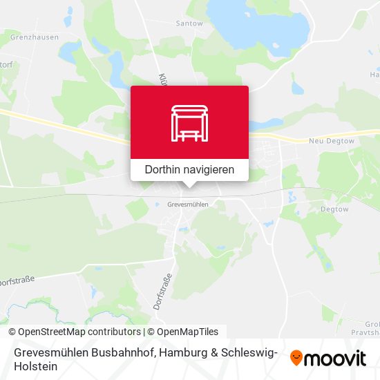 Grevesmühlen Busbahnhof Karte