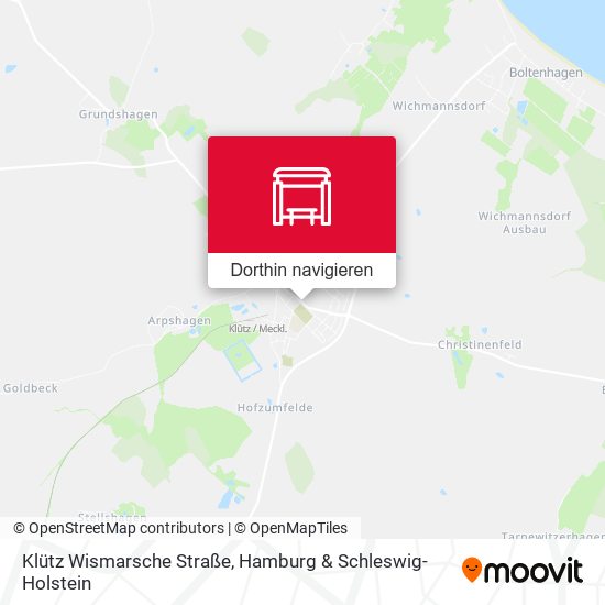 Klütz Wismarsche Straße Karte