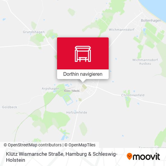 Klütz Wismarsche Straße Karte