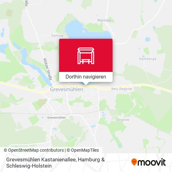 Grevesmühlen Kastanienallee Karte