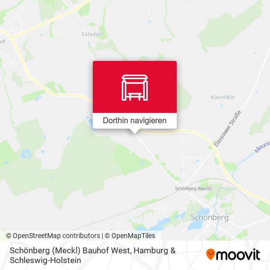 Schönberg (Meckl) Bauhof West Karte