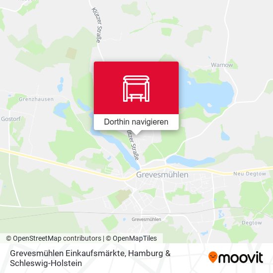 Grevesmühlen Einkaufsmärkte Karte