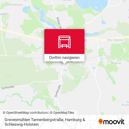 Grevesmühlen Tannenbergstraße Karte
