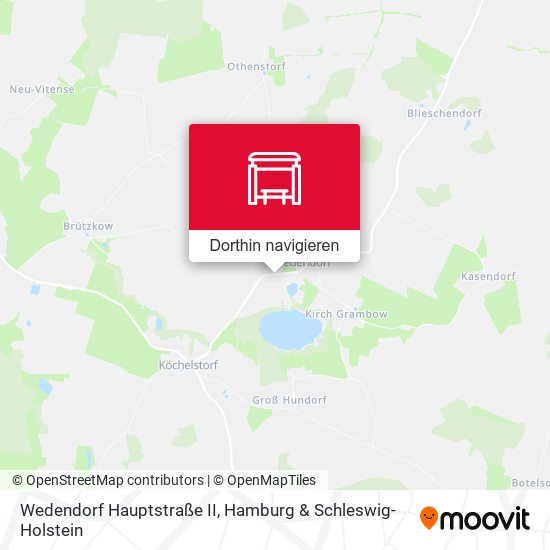 Wedendorf Hauptstraße II Karte