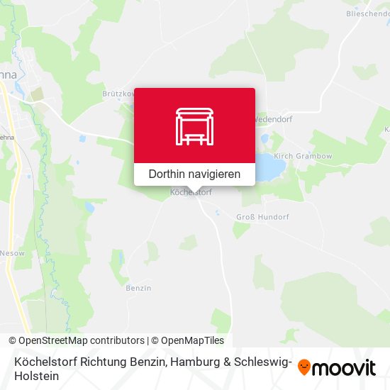 Köchelstorf Richtung Benzin Karte