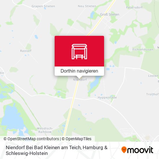 Niendorf Bei Bad Kleinen am Teich Karte
