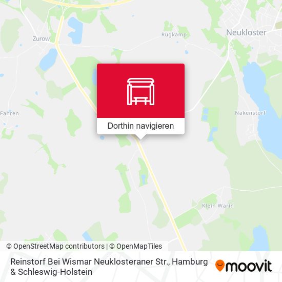 Reinstorf Bei Wismar Neuklosteraner Str. Karte
