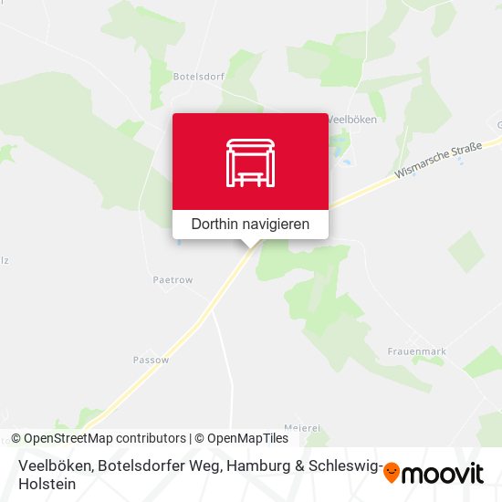 Veelböken, Botelsdorfer Weg Karte