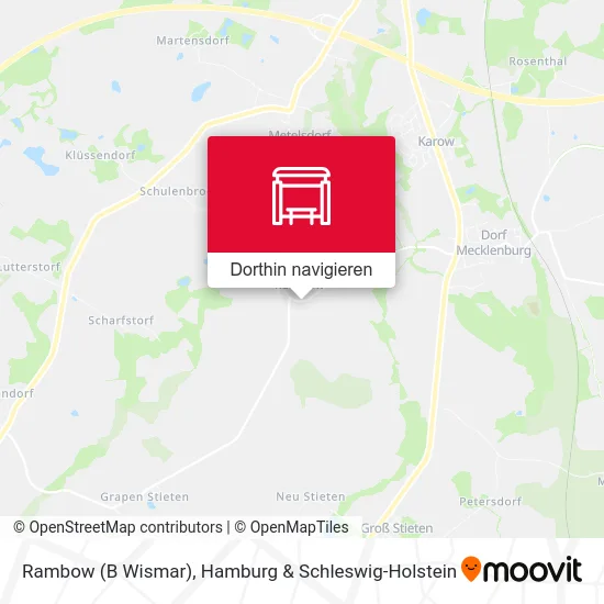 Rambow (B Wismar) Karte