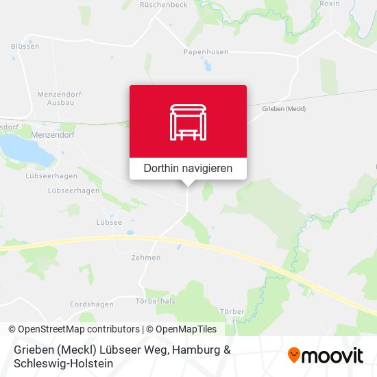 Grieben (Meckl) Lübseer Weg Karte