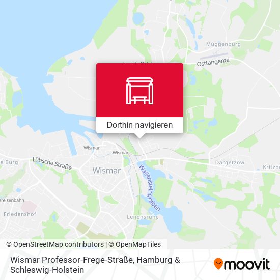 Wismar Professor-Frege-Straße Karte