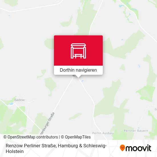 Renzow Perliner Straße Karte