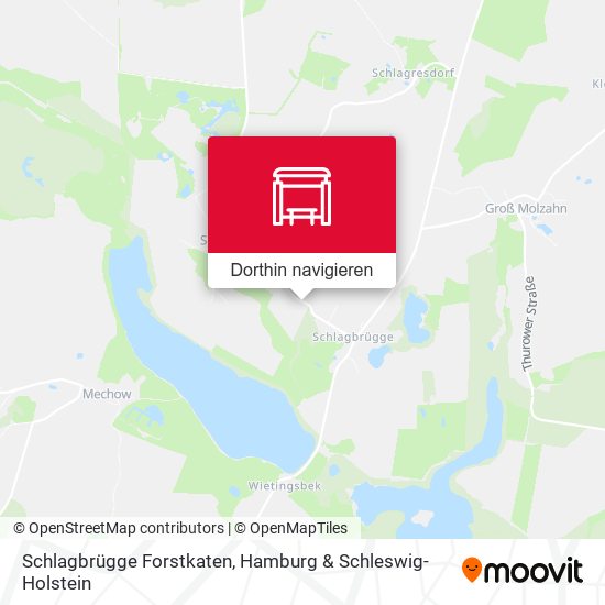 Schlagbrügge Forstkaten Karte