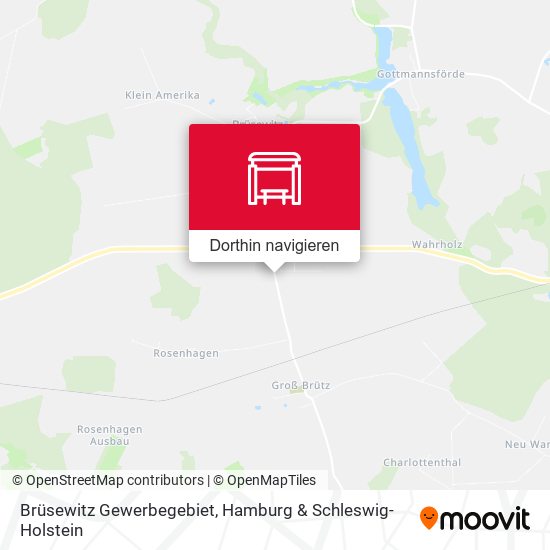 Brüsewitz Gewerbegebiet Karte