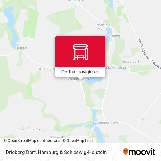 Drieberg Dorf Karte