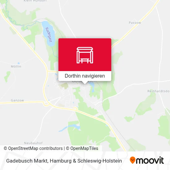 Gadebusch Markt Karte
