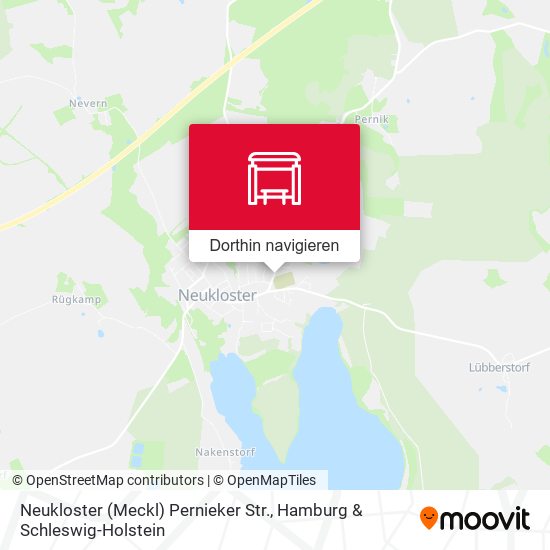 Neukloster (Meckl) Pernieker Str. Karte