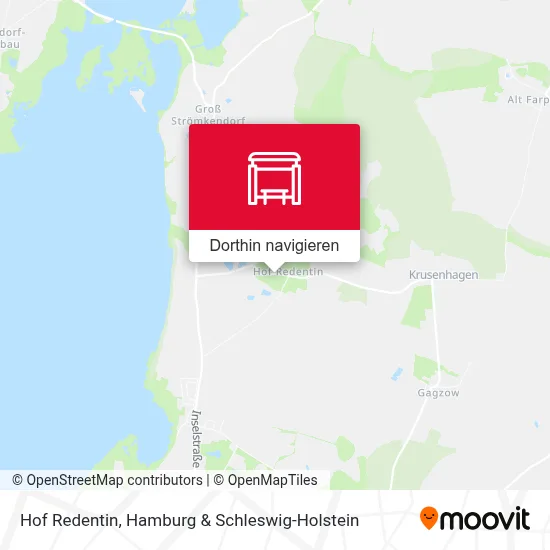 Hof Redentin Karte