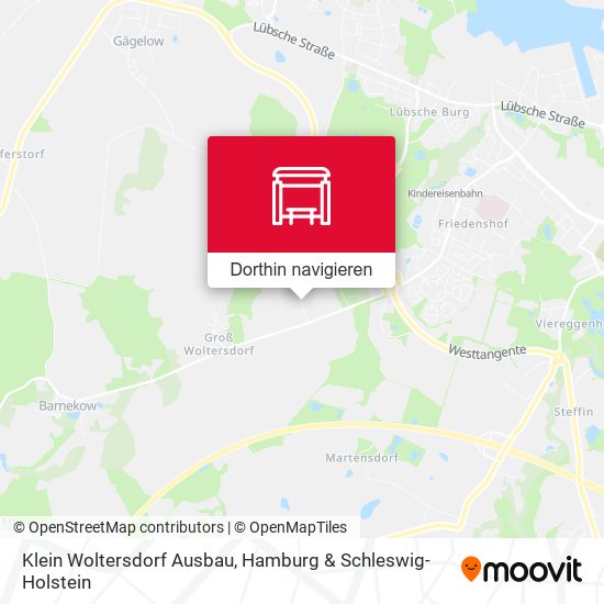 Klein Woltersdorf Ausbau Karte