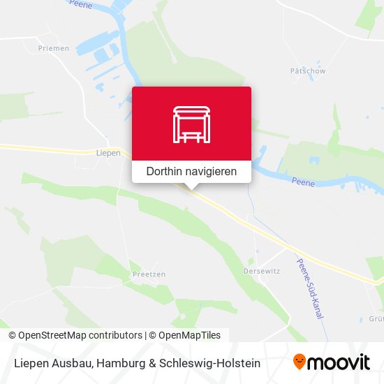 Liepen Ausbau Karte