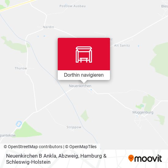 Neuenkirchen B Ankla, Abzweig Karte