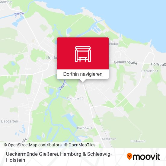 Ueckermünde Gießerei Karte