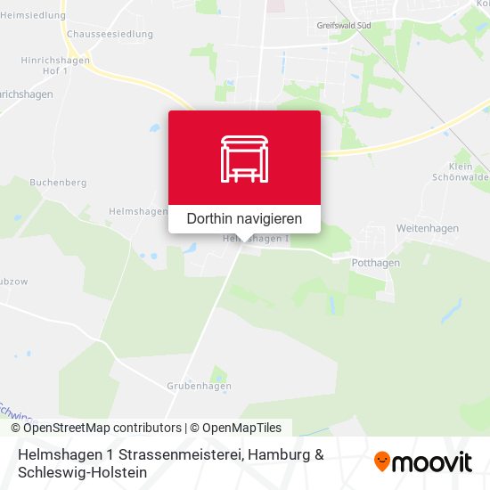 Helmshagen 1 Strassenmeisterei Karte
