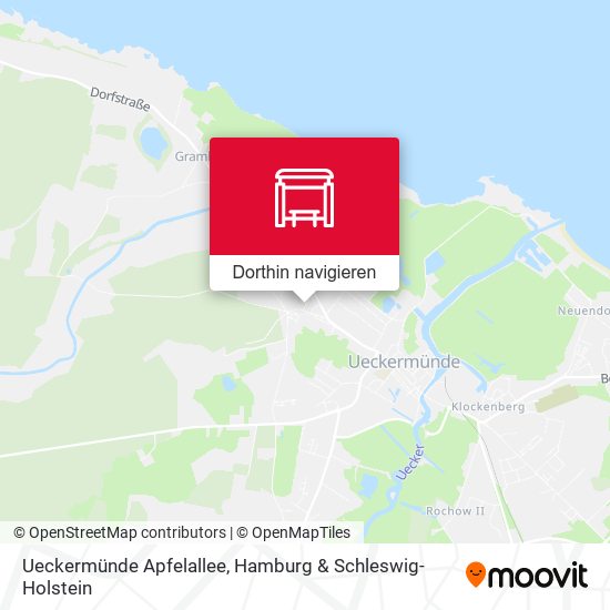 Ueckermünde Apfelallee Karte