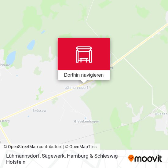 Lühmannsdorf, Sägewerk Karte