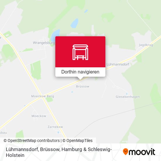 Lühmannsdorf, Brüssow Karte