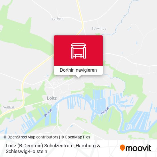 Loitz (B Demmin) Schulzentrum Karte