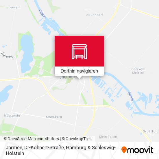 Jarmen, Dr-Kohnert-Straße Karte