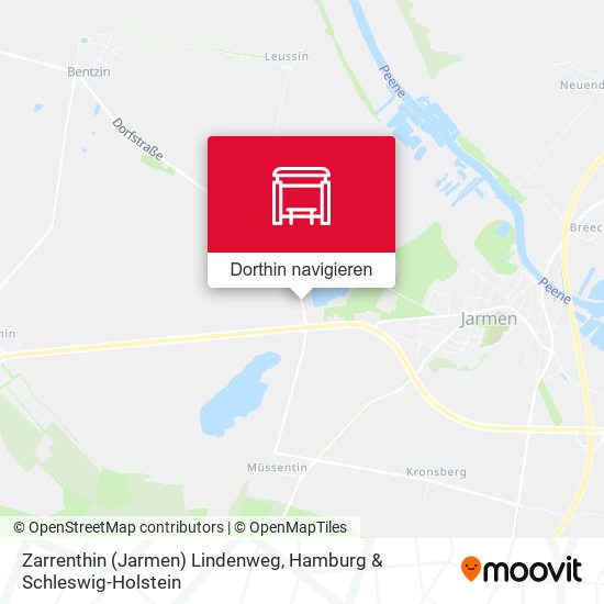 Zarrenthin (Jarmen) Lindenweg Karte