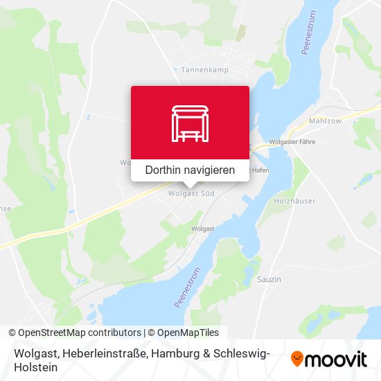 Wolgast, Heberleinstraße Karte