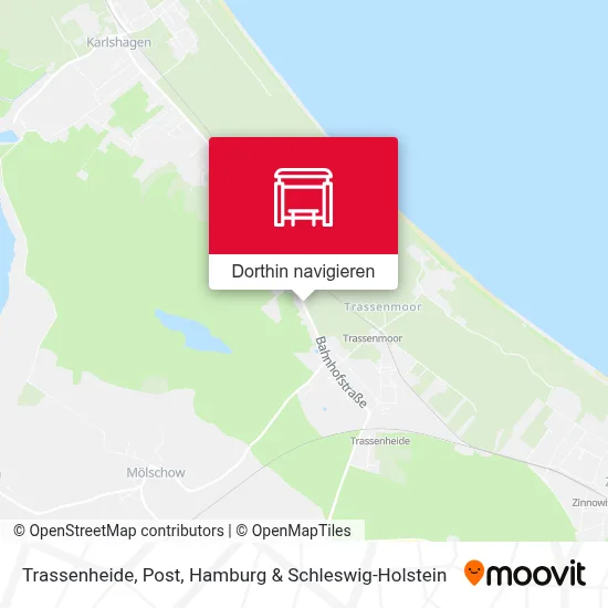 Trassenheide, Post Karte