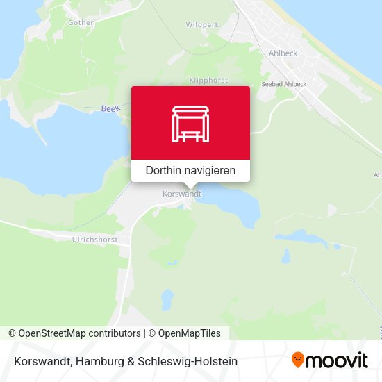 Korswandt Karte