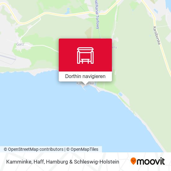 Kamminke, Haff Karte