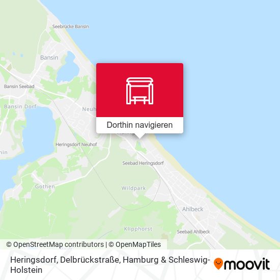 Heringsdorf, Delbrückstraße Karte