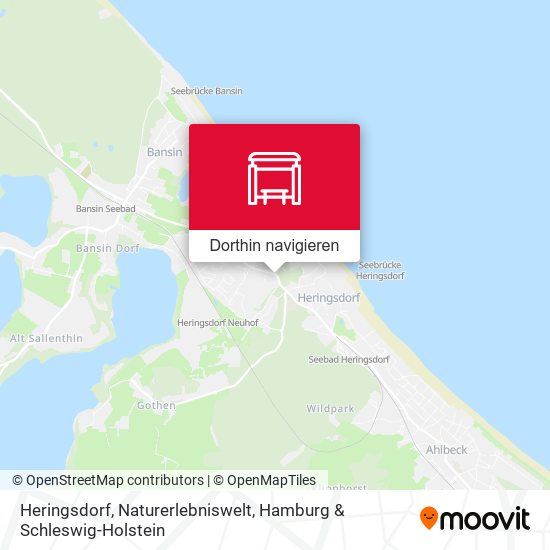 Heringsdorf, Naturerlebniswelt Karte