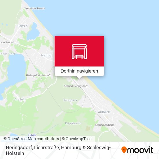 Heringsdorf, Liehrstraße Karte