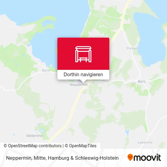 Neppermin, Mitte Karte