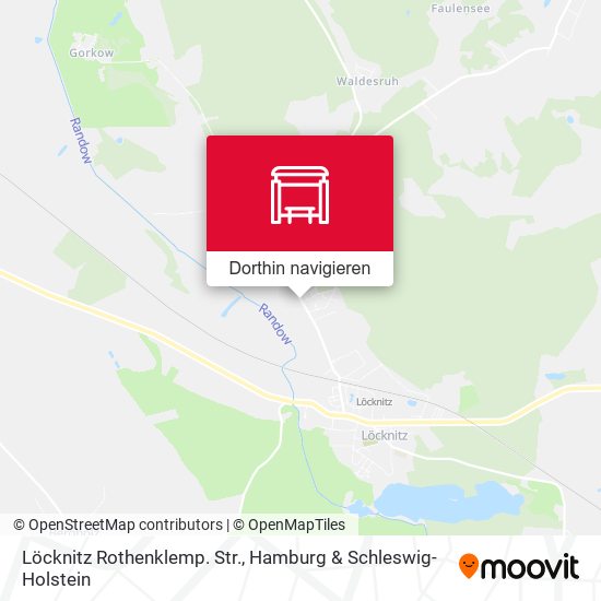 Löcknitz Rothenklemp. Str. Karte