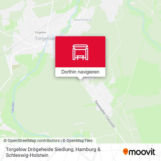 Torgelow Drögeheide Siedlung Karte