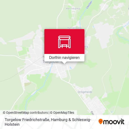Torgelow Friedrichstraße Karte