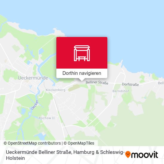 Ueckermünde Belliner Straße Karte